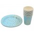 PS066 - Blue tableware Birthday Party Paper Plate Kit